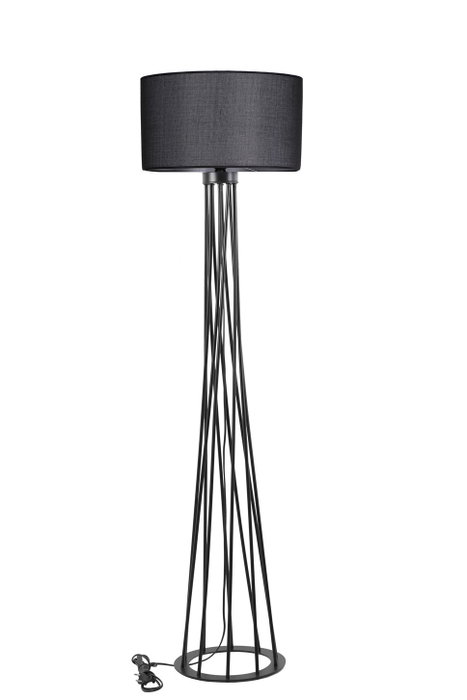 Opviq Lámpara de Pie Industrial Negra Opviq Lámpara de Pie Industrial Negra